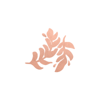 Rose Gold Leaf Motif